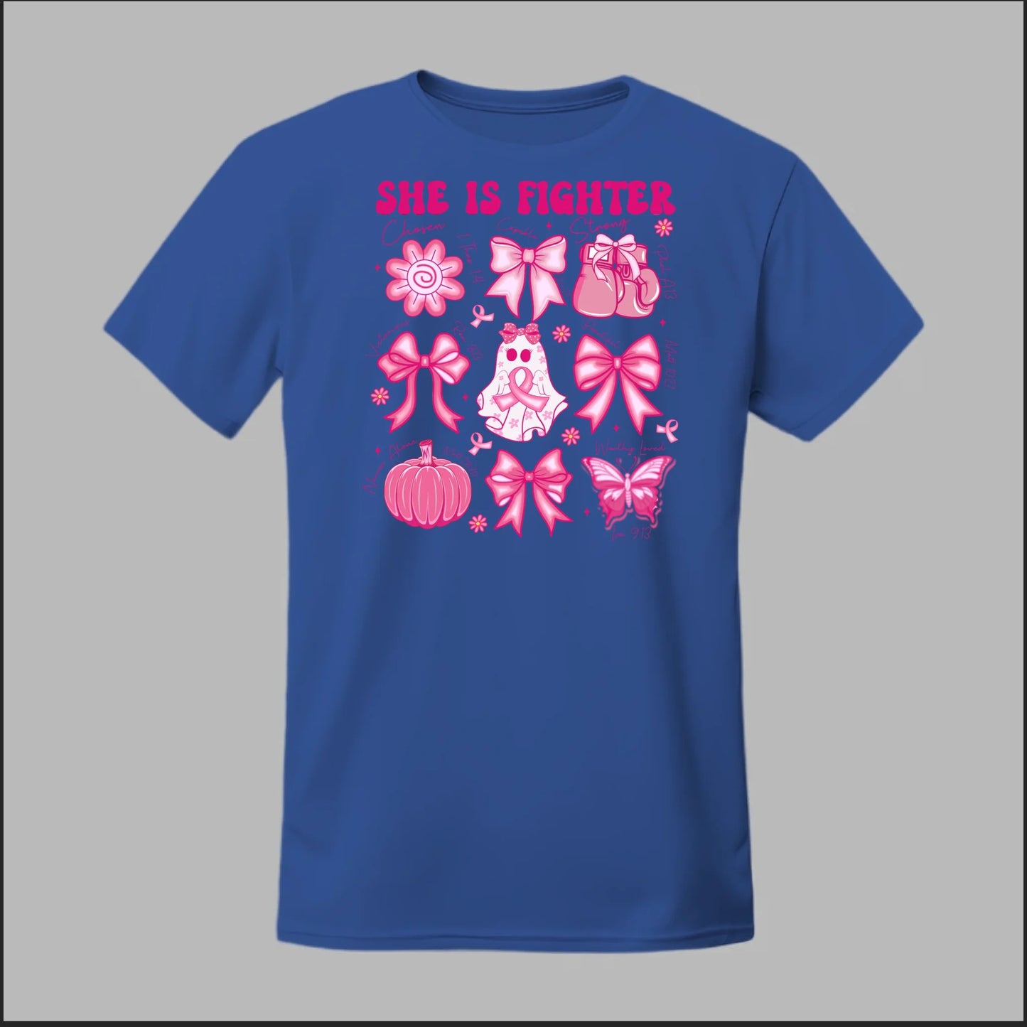 She Is Fighter – Faith & Strength Edition Tee