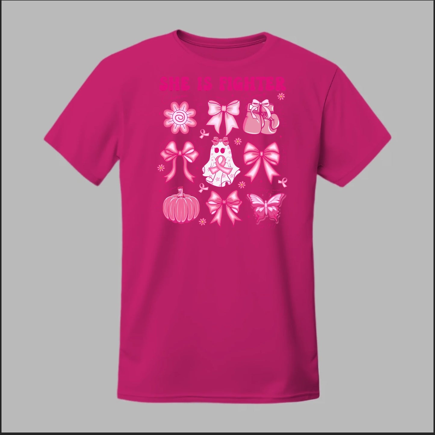 She Is Fighter – Faith & Strength Edition Tee