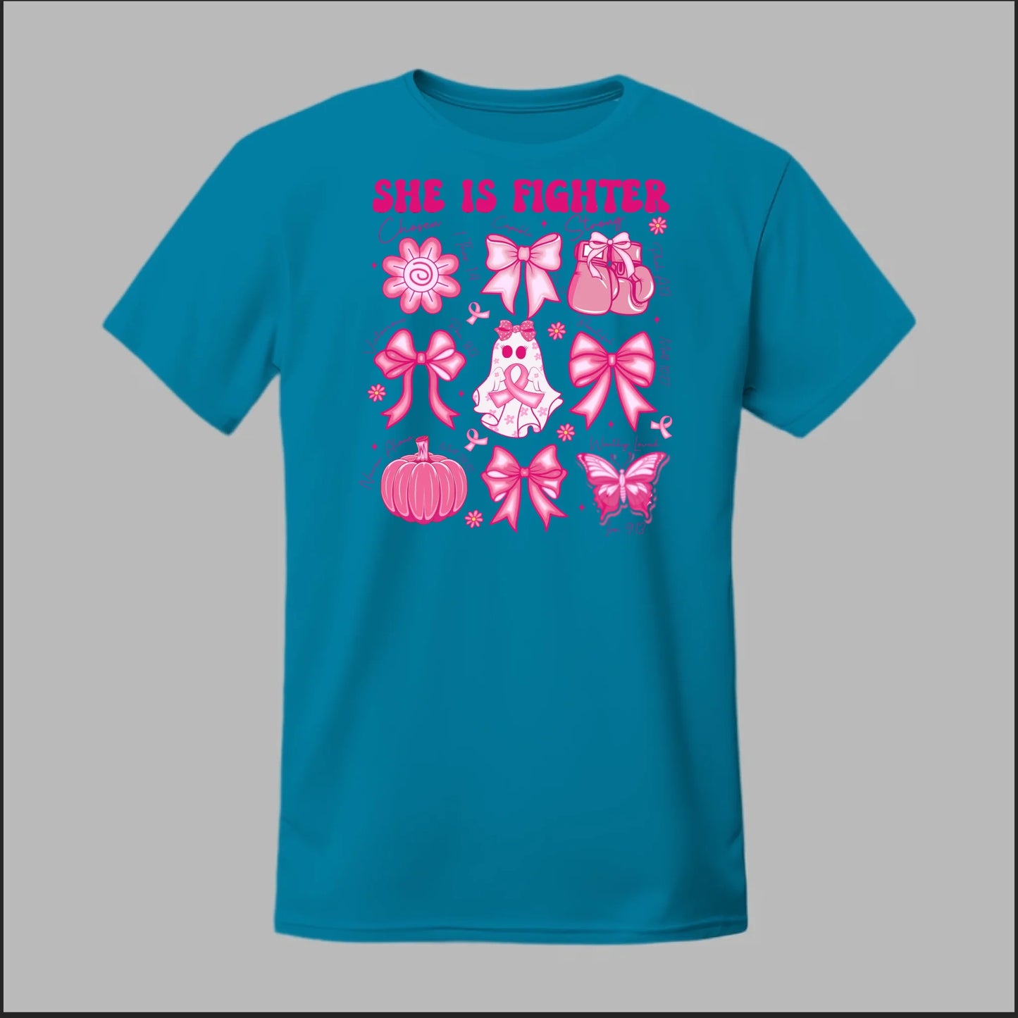 She Is Fighter – Faith & Strength Edition Tee