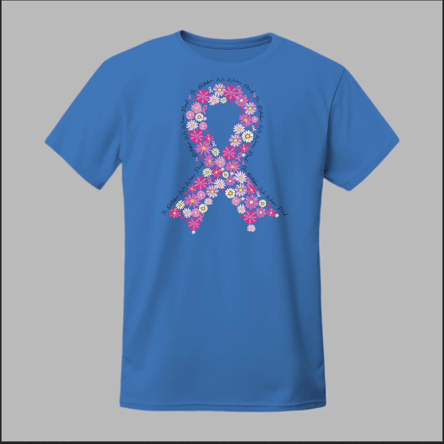 Floral Ribbon – Bold Strength Tee
