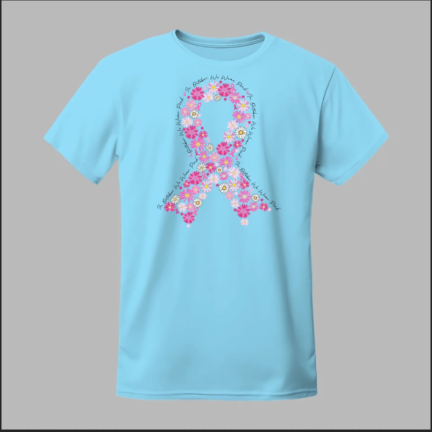 Floral Ribbon – Bold Strength Tee