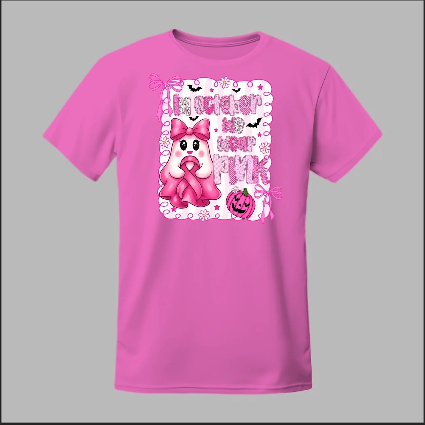 Ghostly Pink October Tee