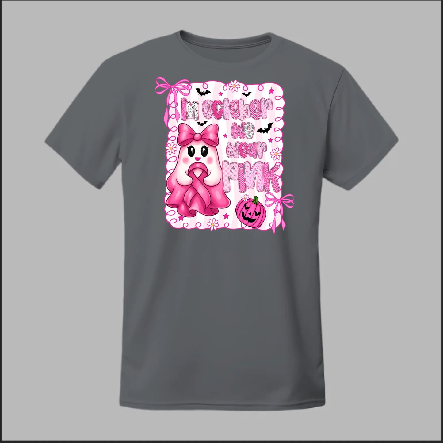 Ghostly Pink October Tee