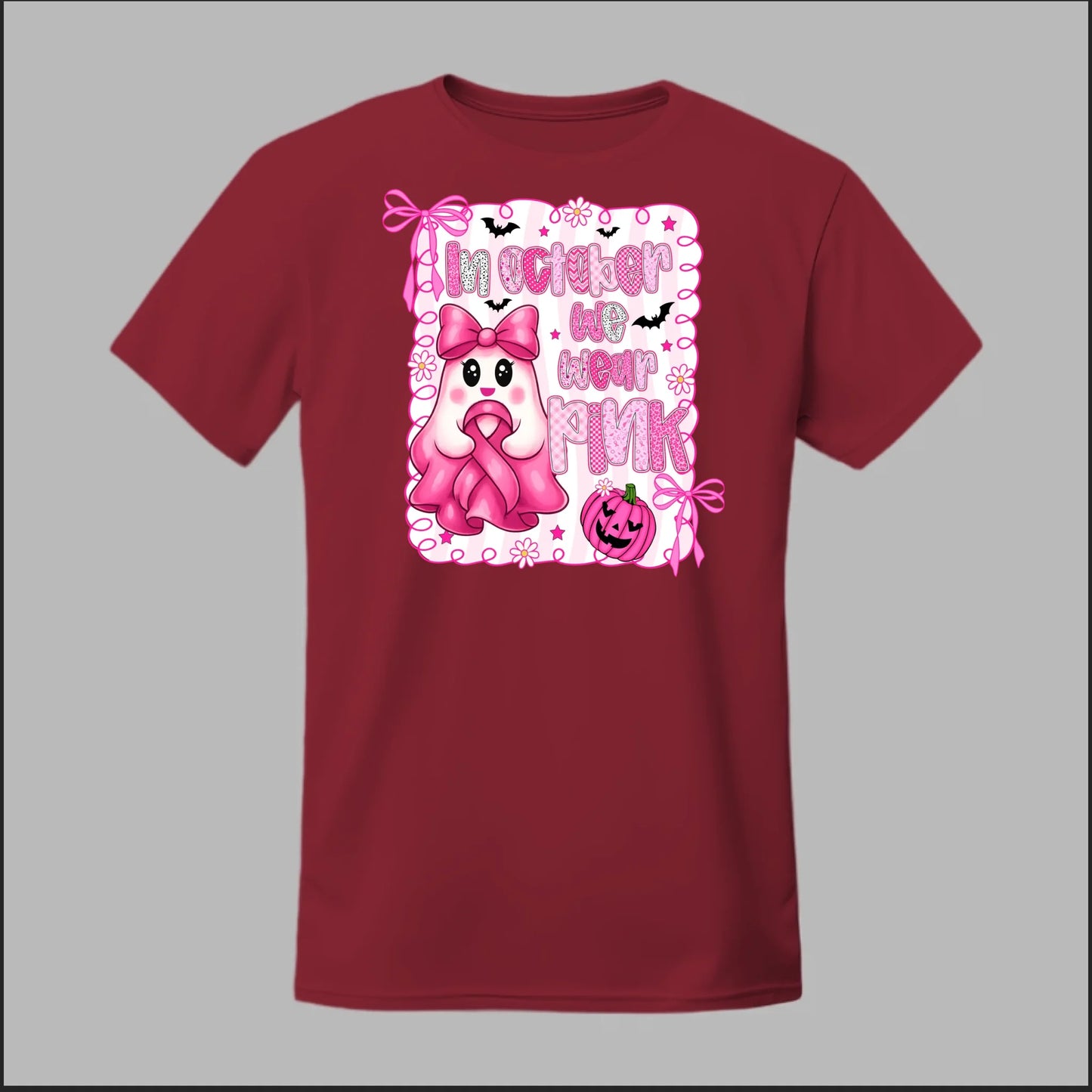 Ghostly Pink October Tee