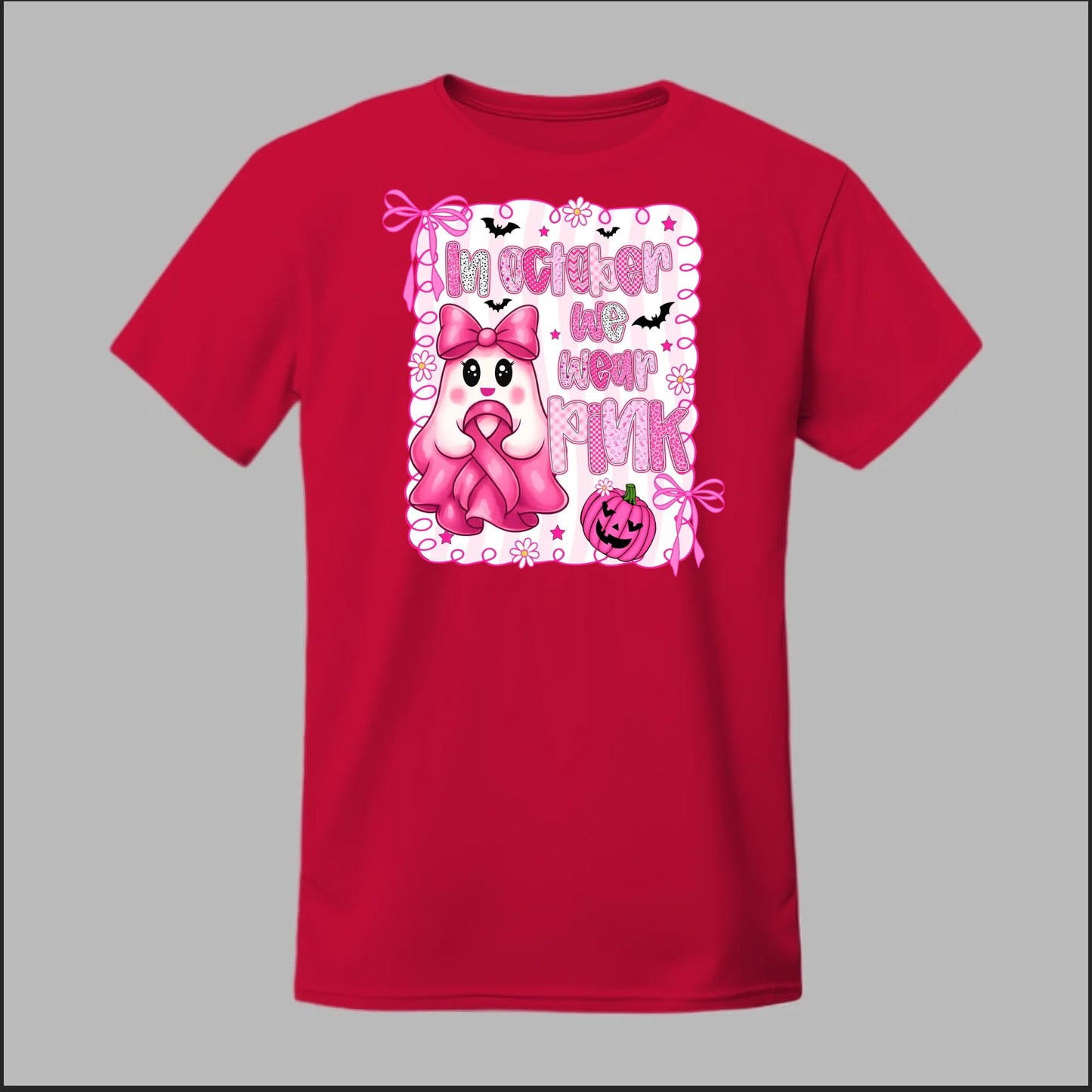 Ghostly Pink October Tee