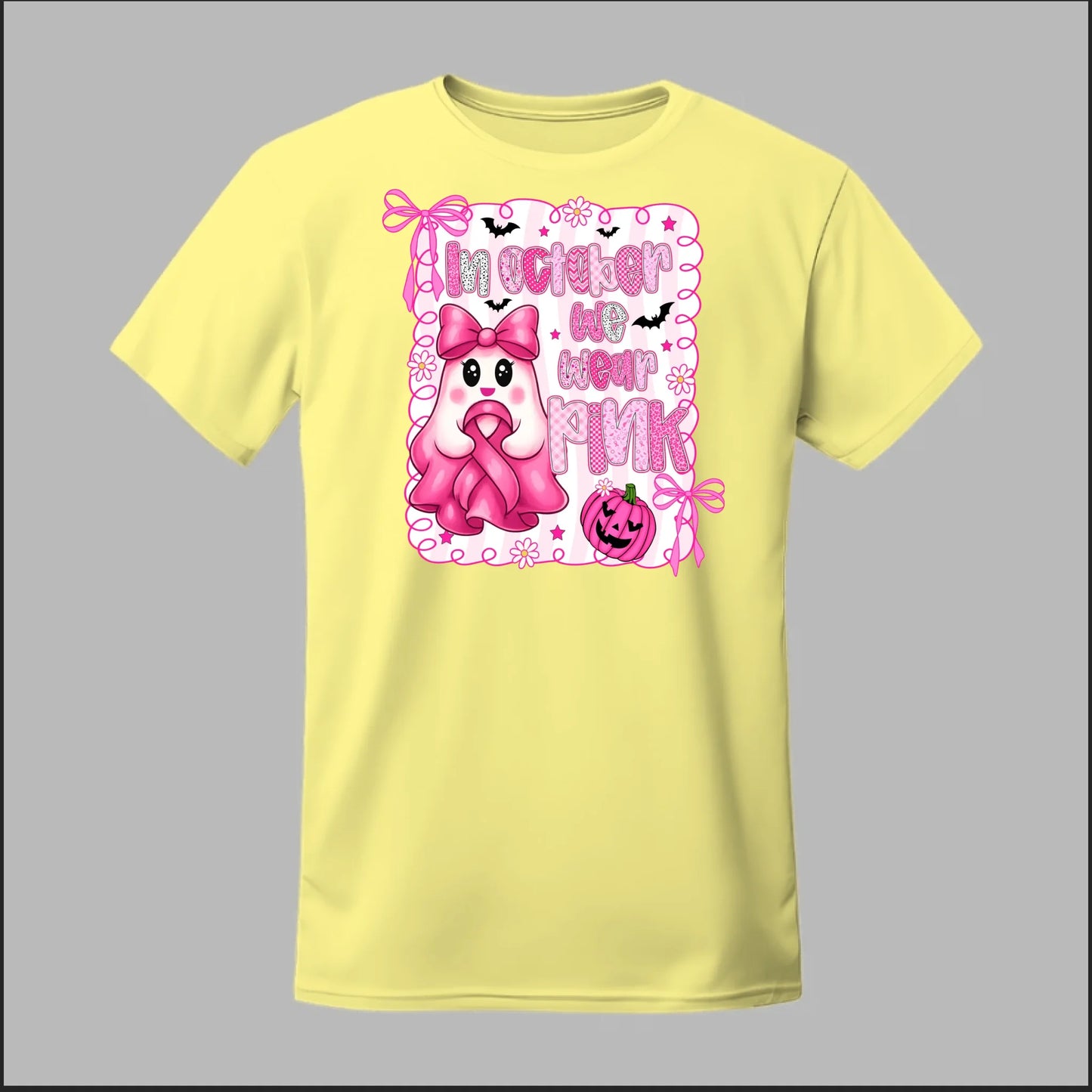 Ghostly Pink October Tee