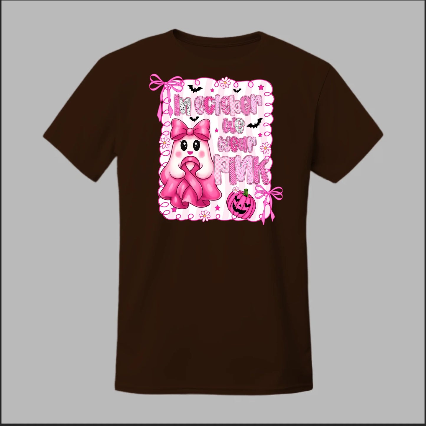 Ghostly Pink October Tee
