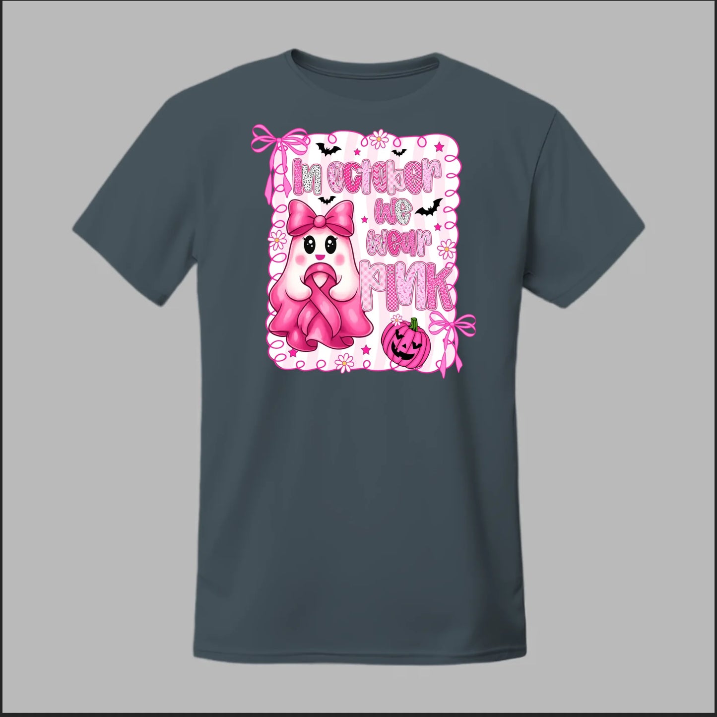 Ghostly Pink October Tee