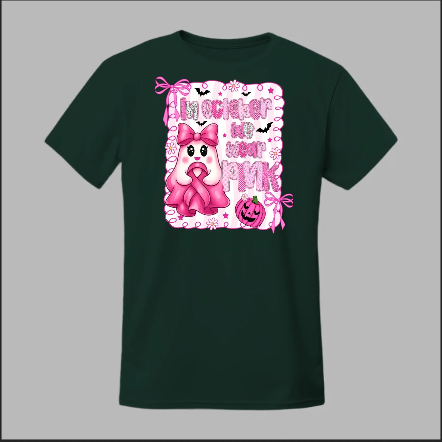 Ghostly Pink October Tee
