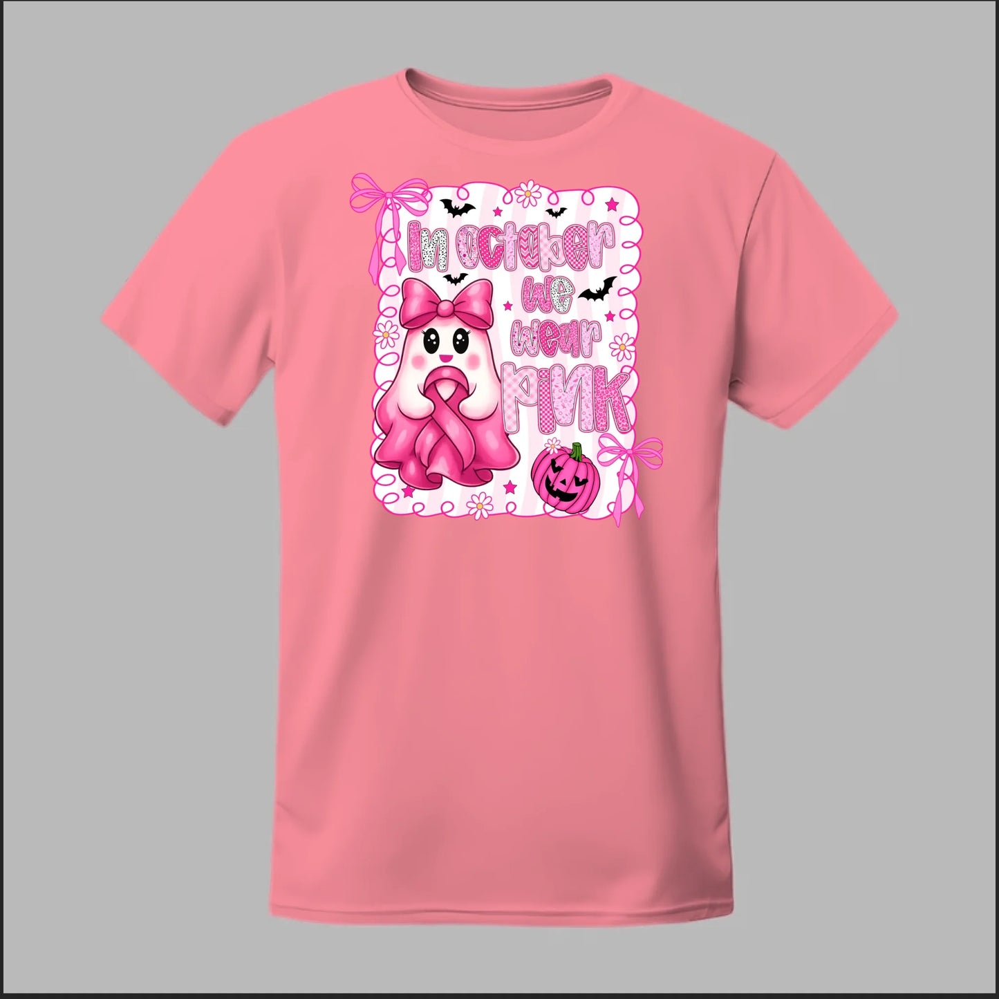 Ghostly Pink October Tee