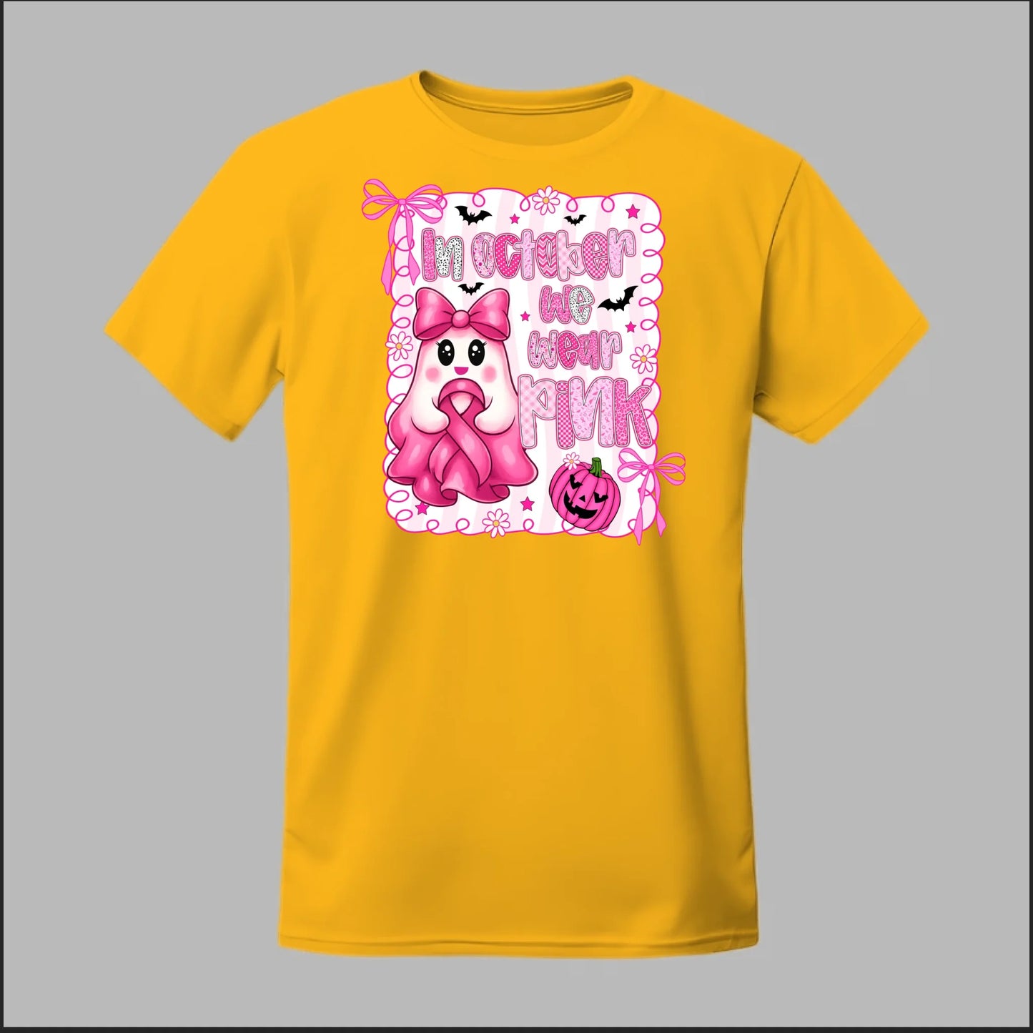 Ghostly Pink October Tee