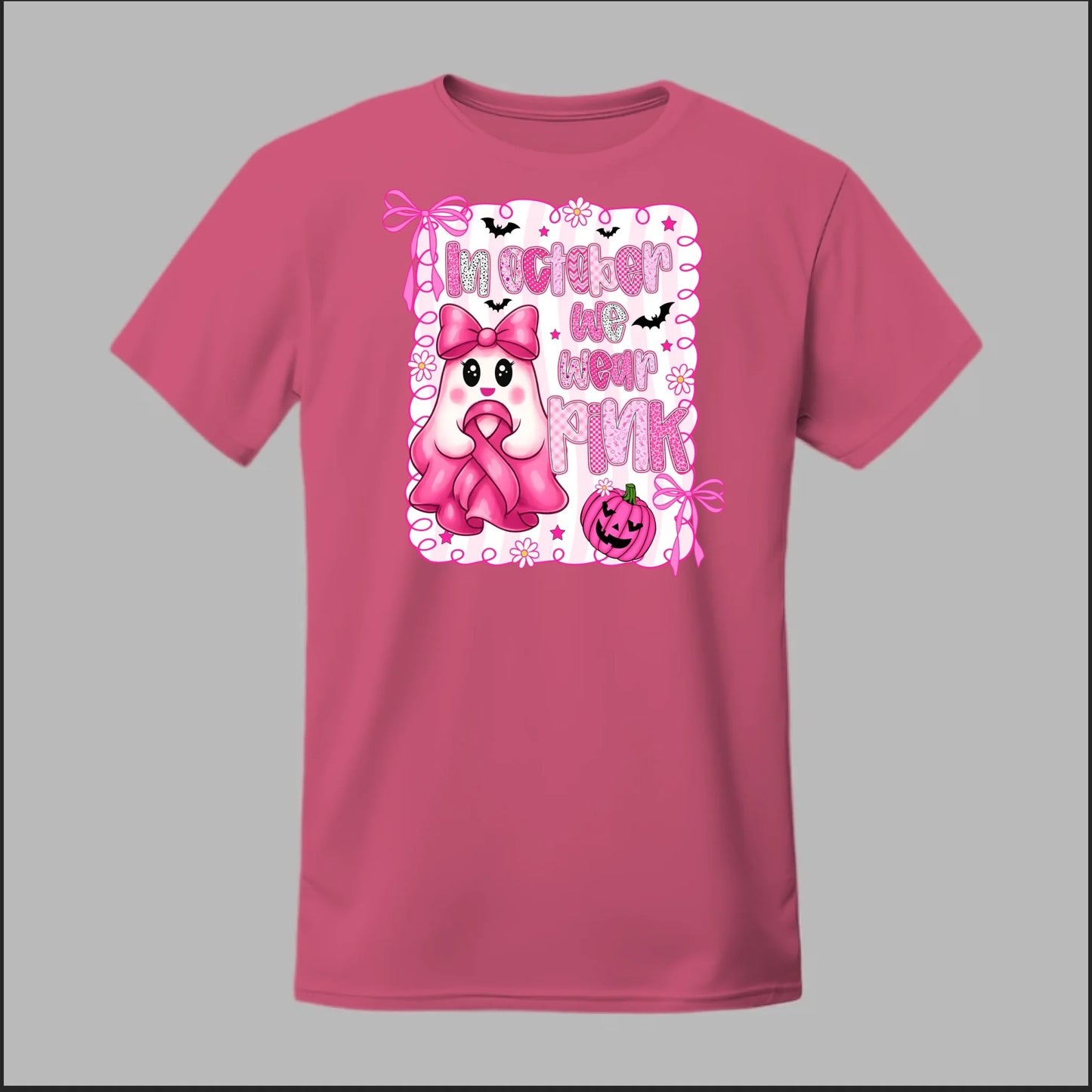 Ghostly Pink October Tee