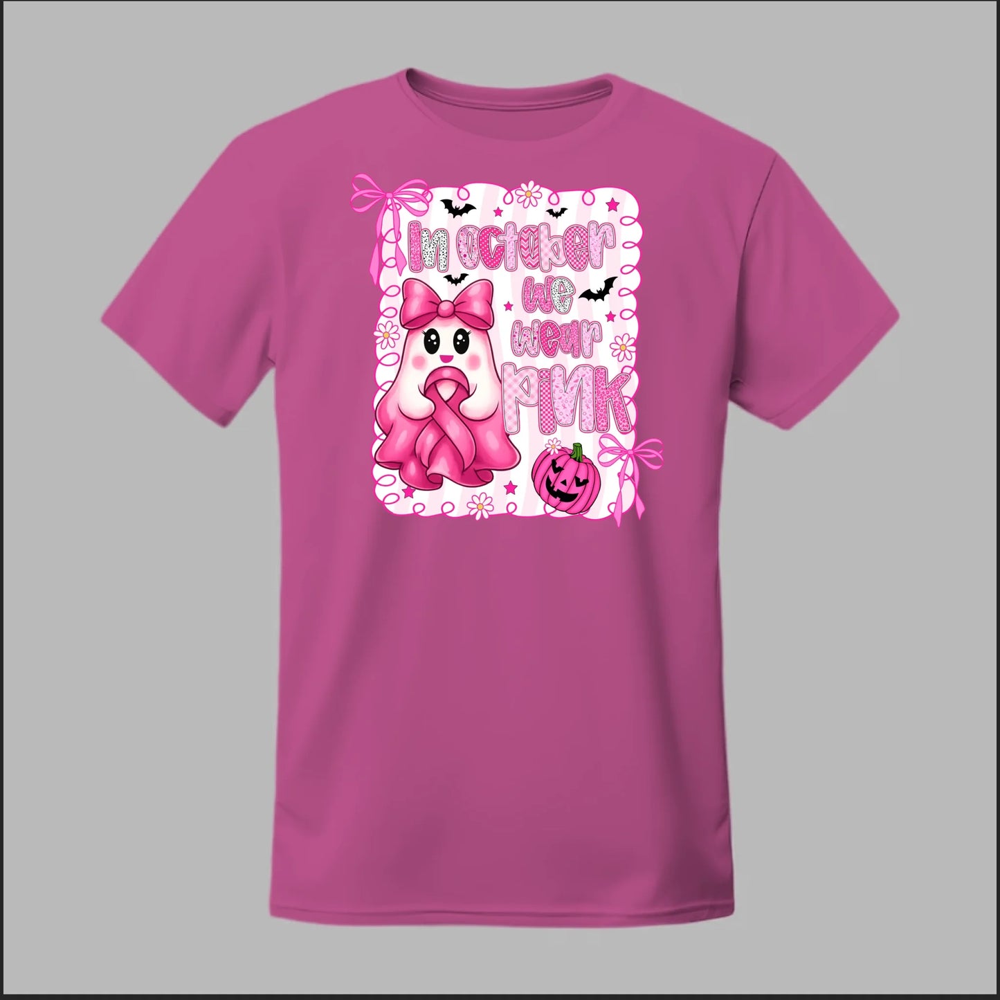 Ghostly Pink October Tee