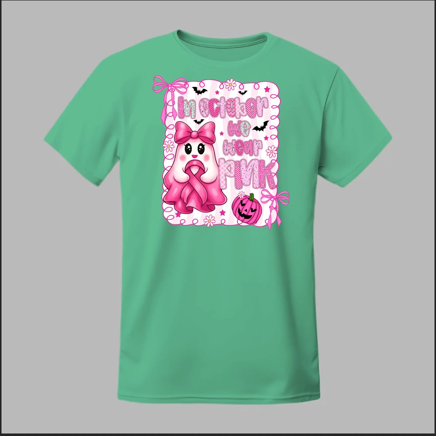 Ghostly Pink October Tee