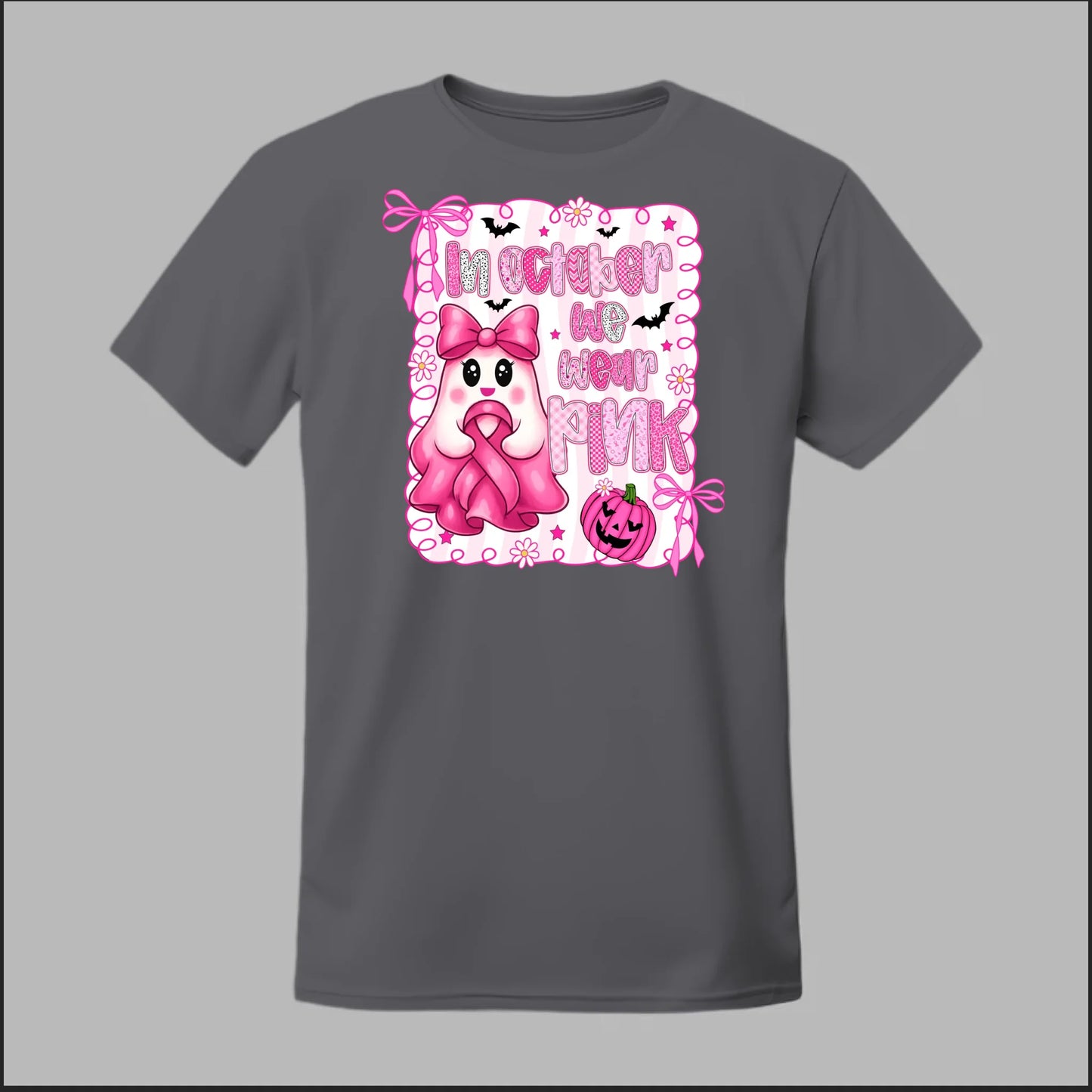 Ghostly Pink October Tee