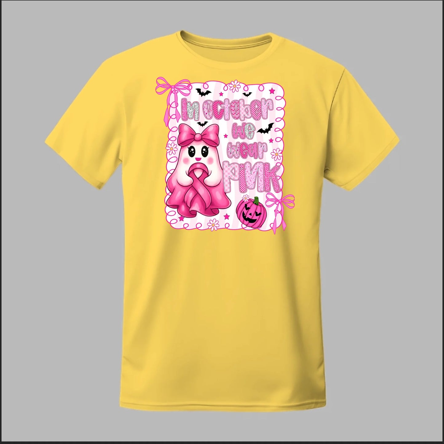 Ghostly Pink October Tee
