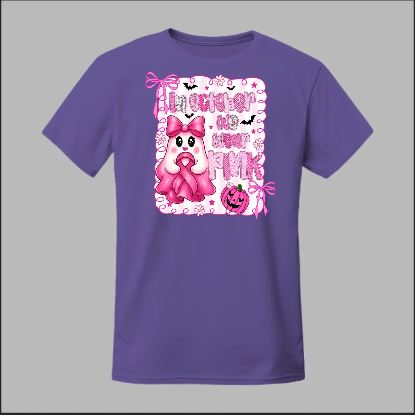 Ghostly Pink October Tee