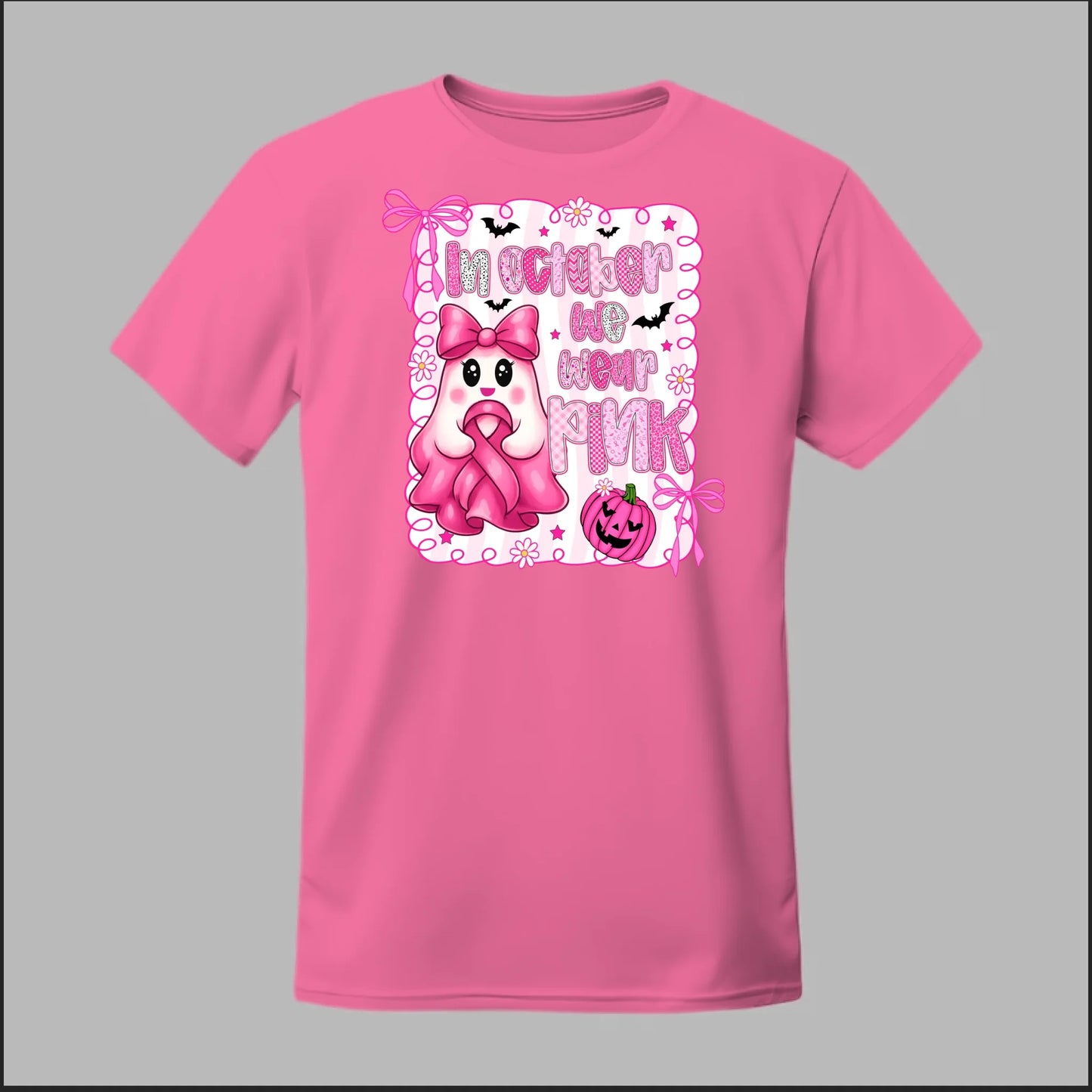 Ghostly Pink October Tee