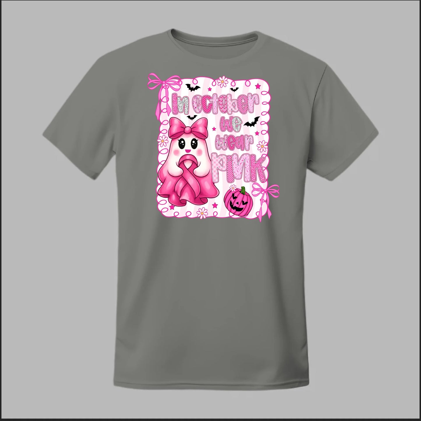 Ghostly Pink October Tee