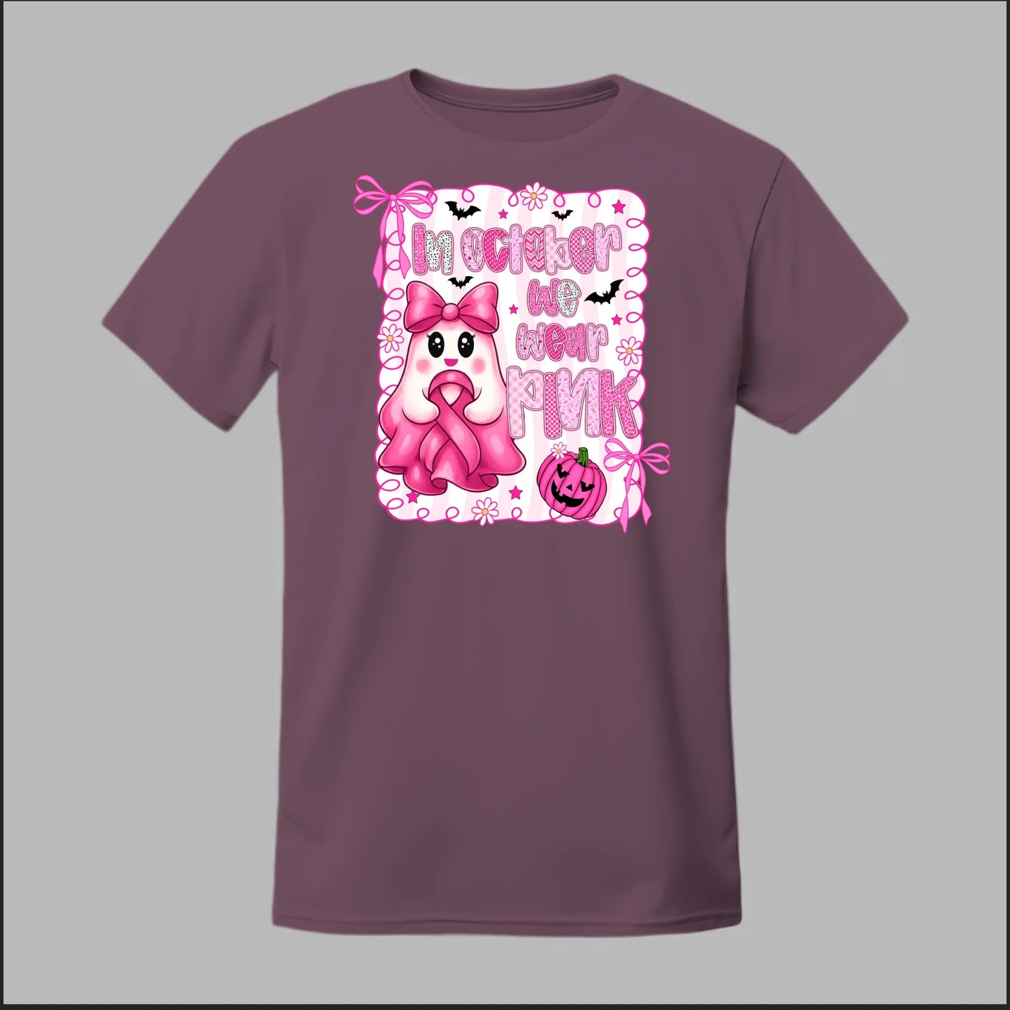 Ghostly Pink October Tee