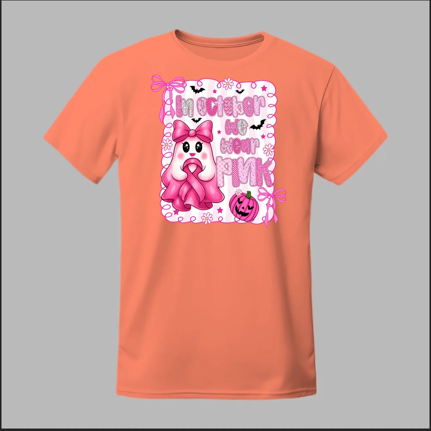 Ghostly Pink October Tee