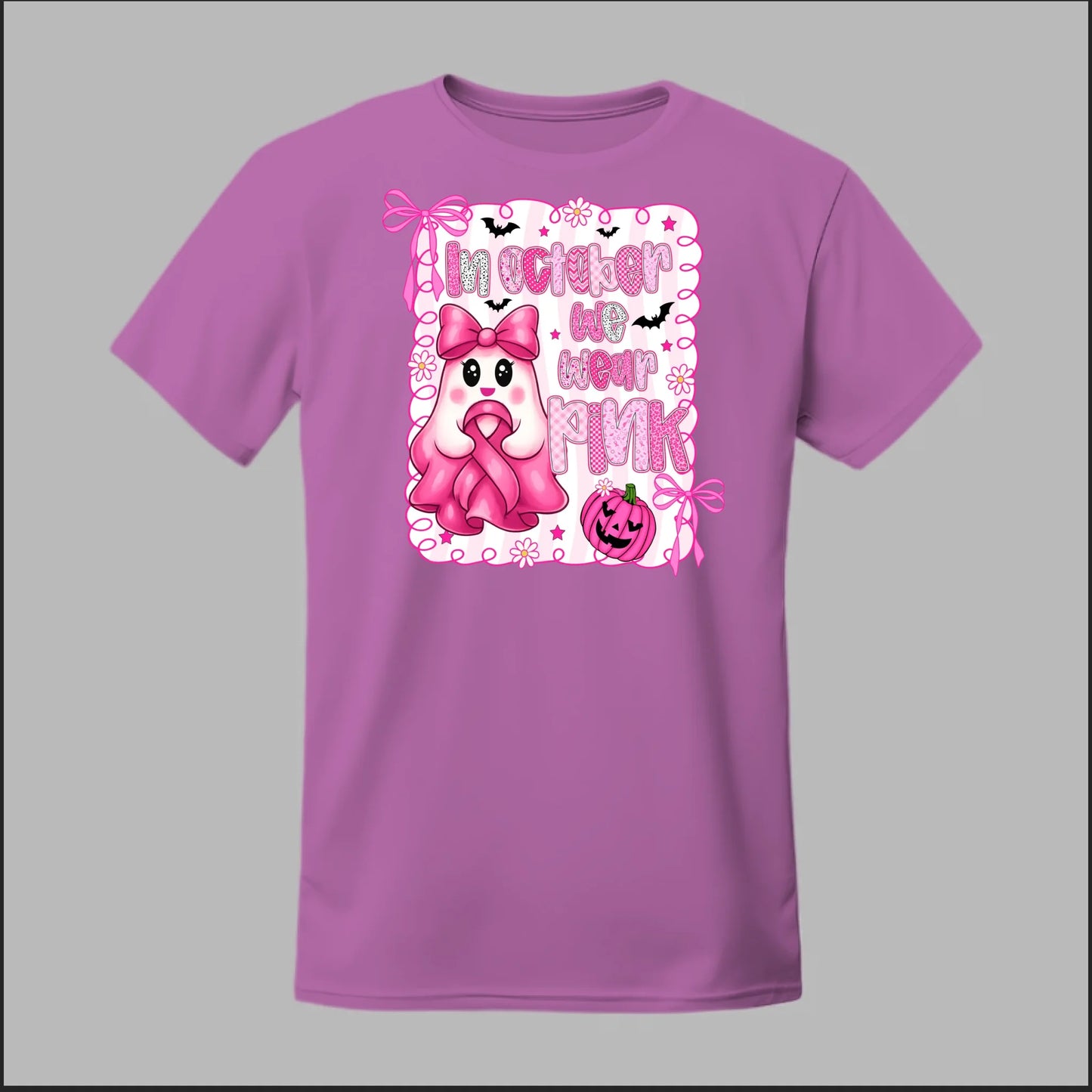 Ghostly Pink October Tee