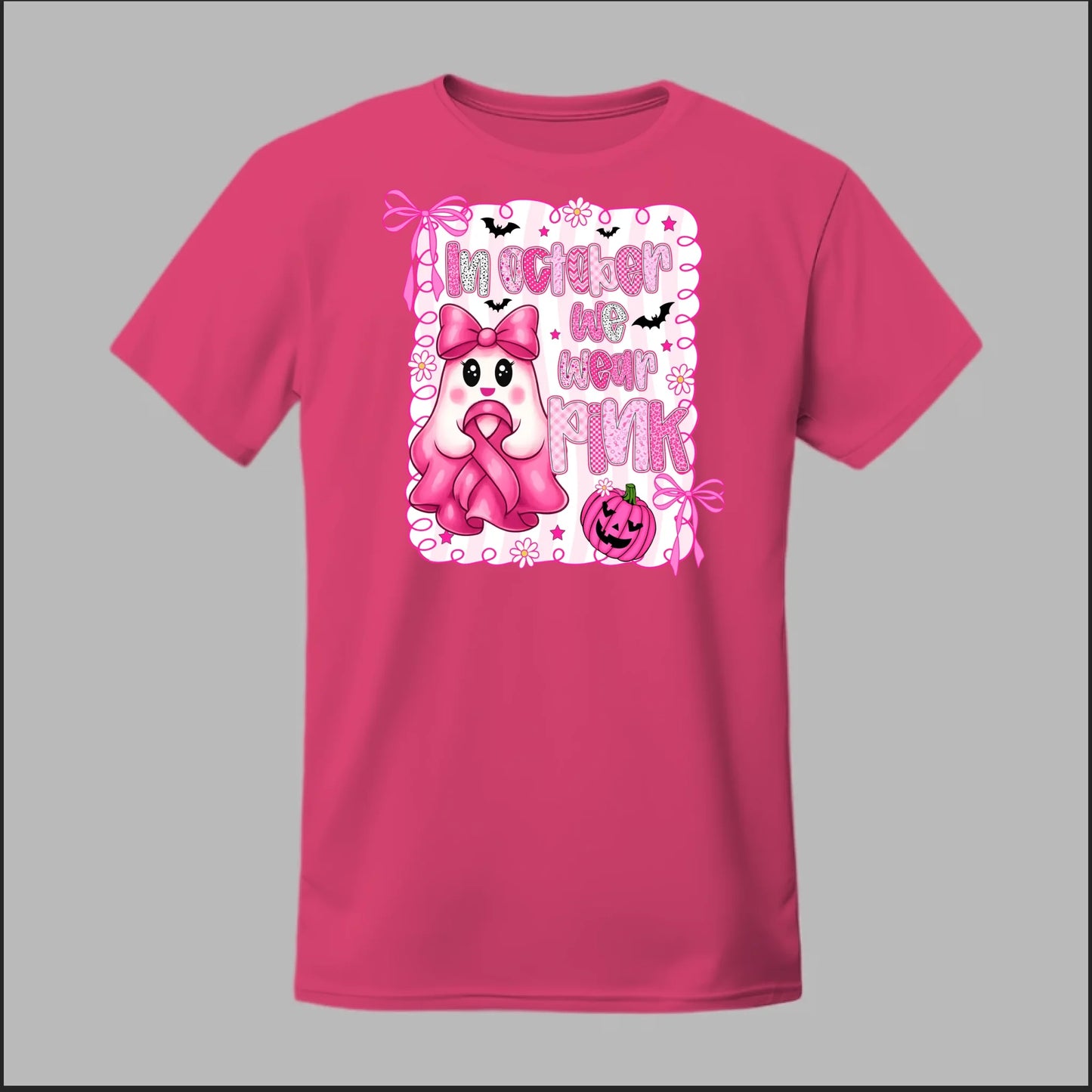 Ghostly Pink October Tee