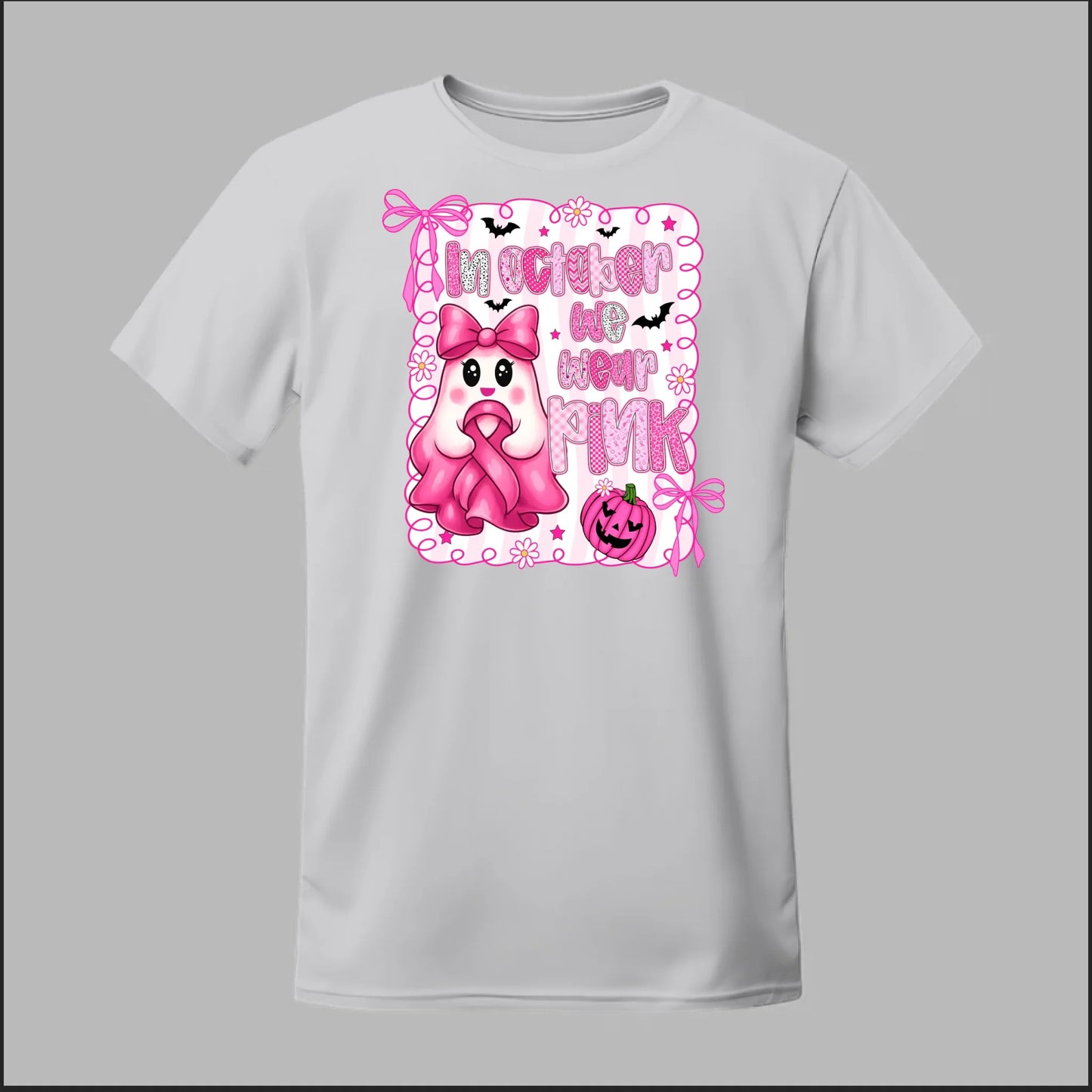 Ghostly Pink October Tee