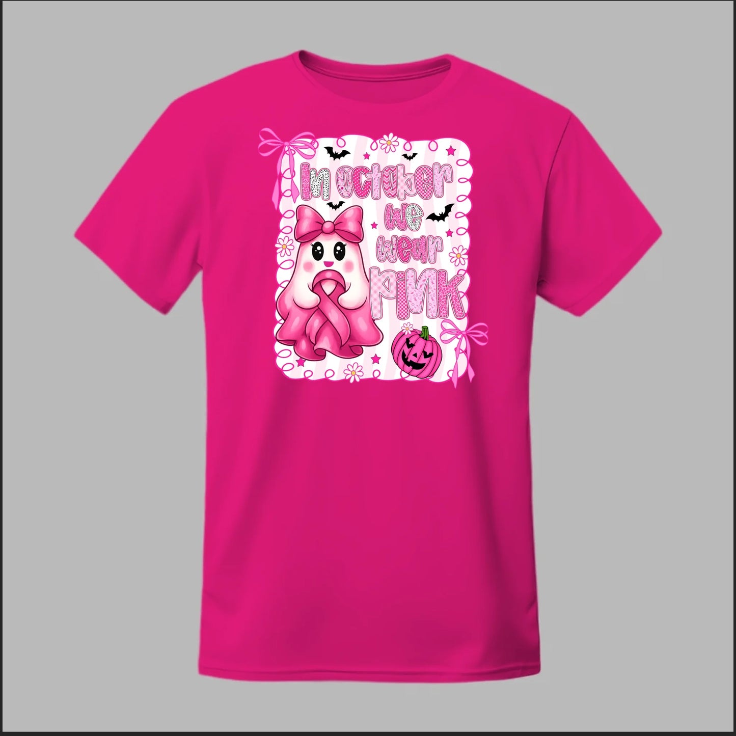 Ghostly Pink October Tee