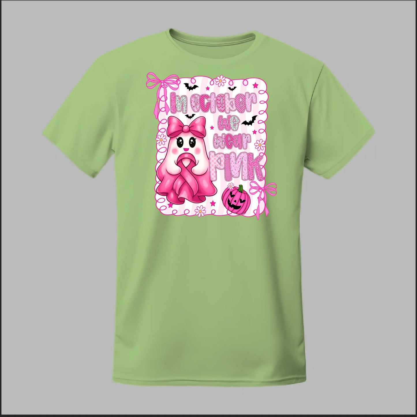 Ghostly Pink October Tee