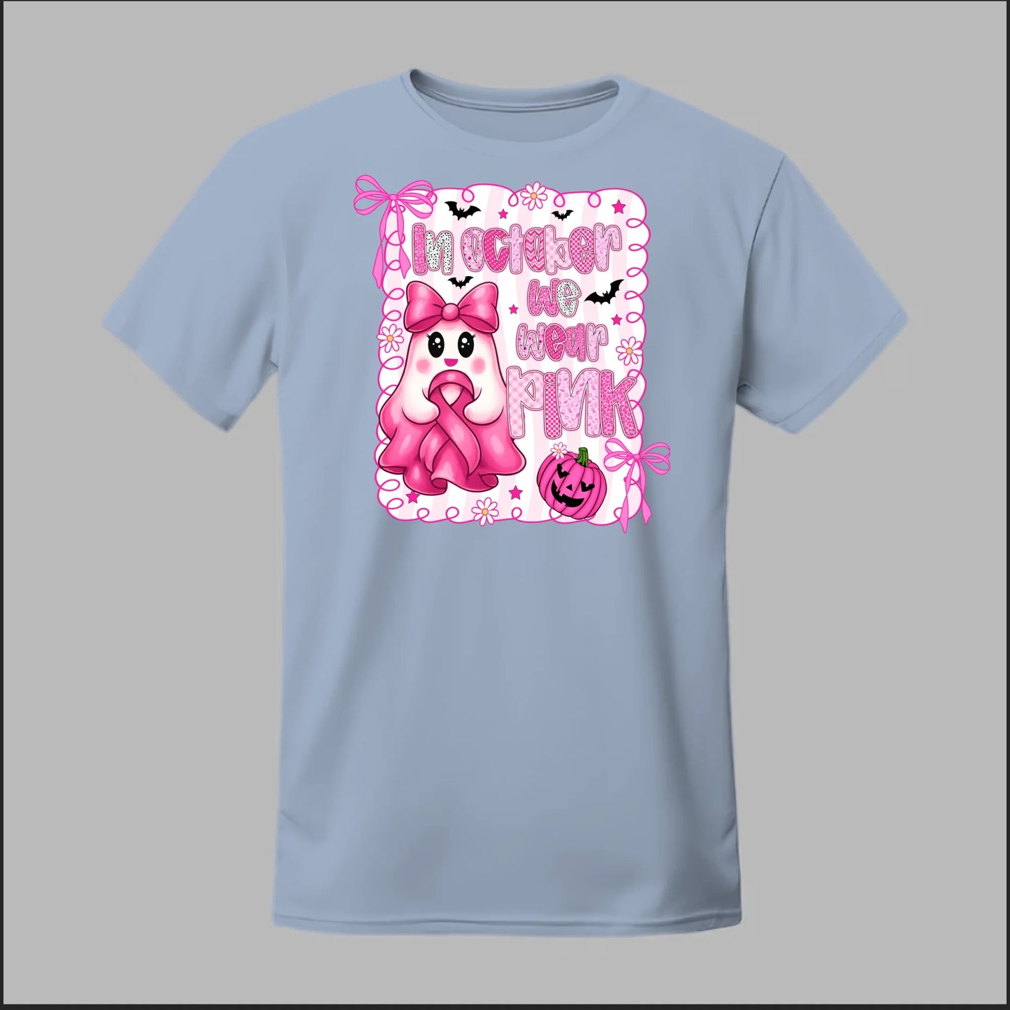 Ghostly Pink October Tee