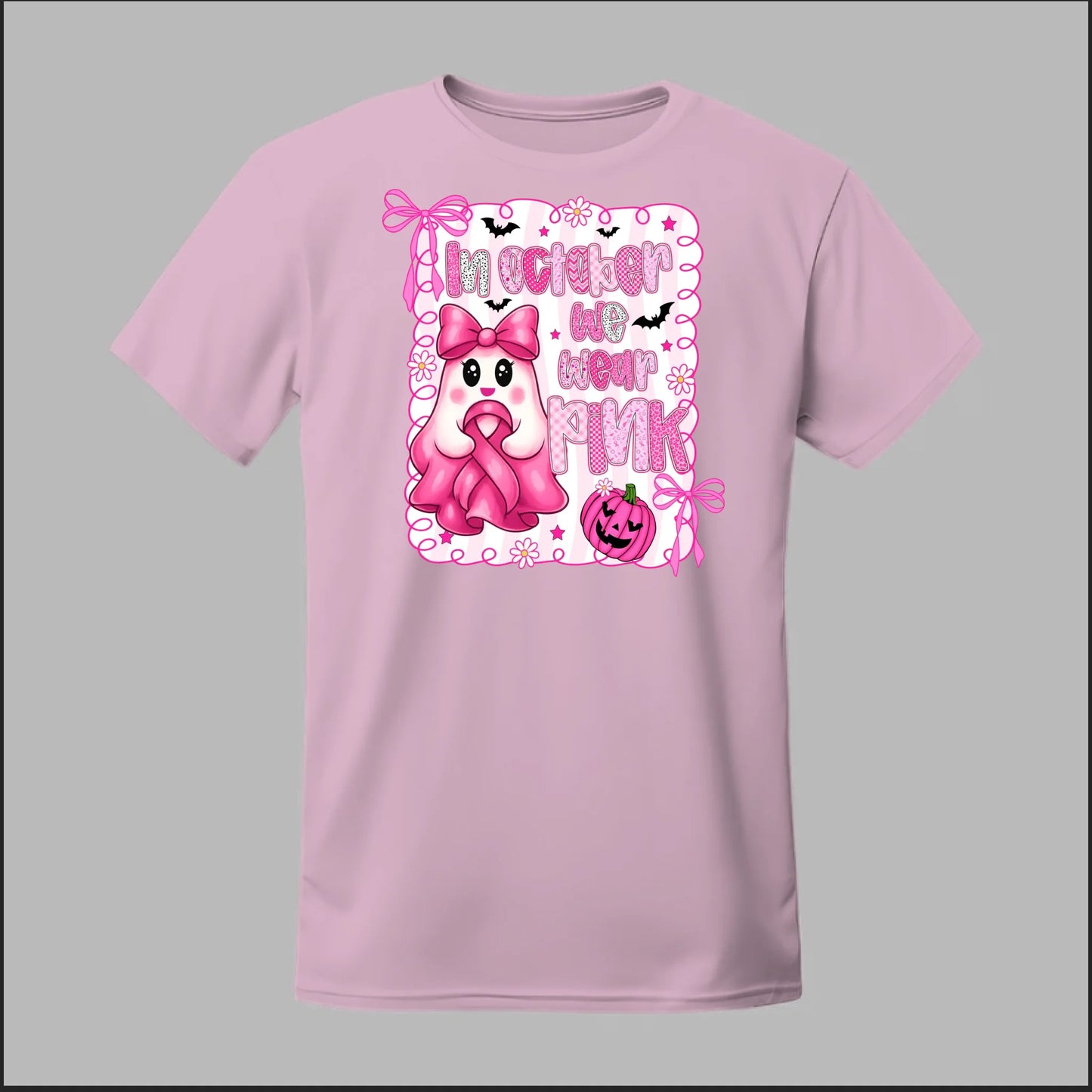 Ghostly Pink October Tee
