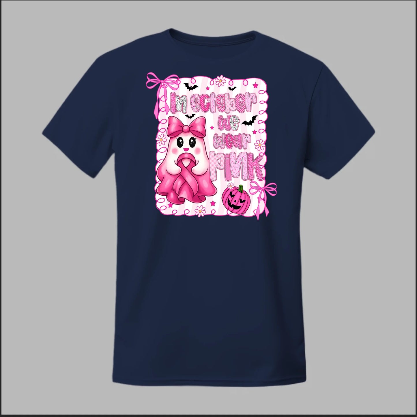 Ghostly Pink October Tee