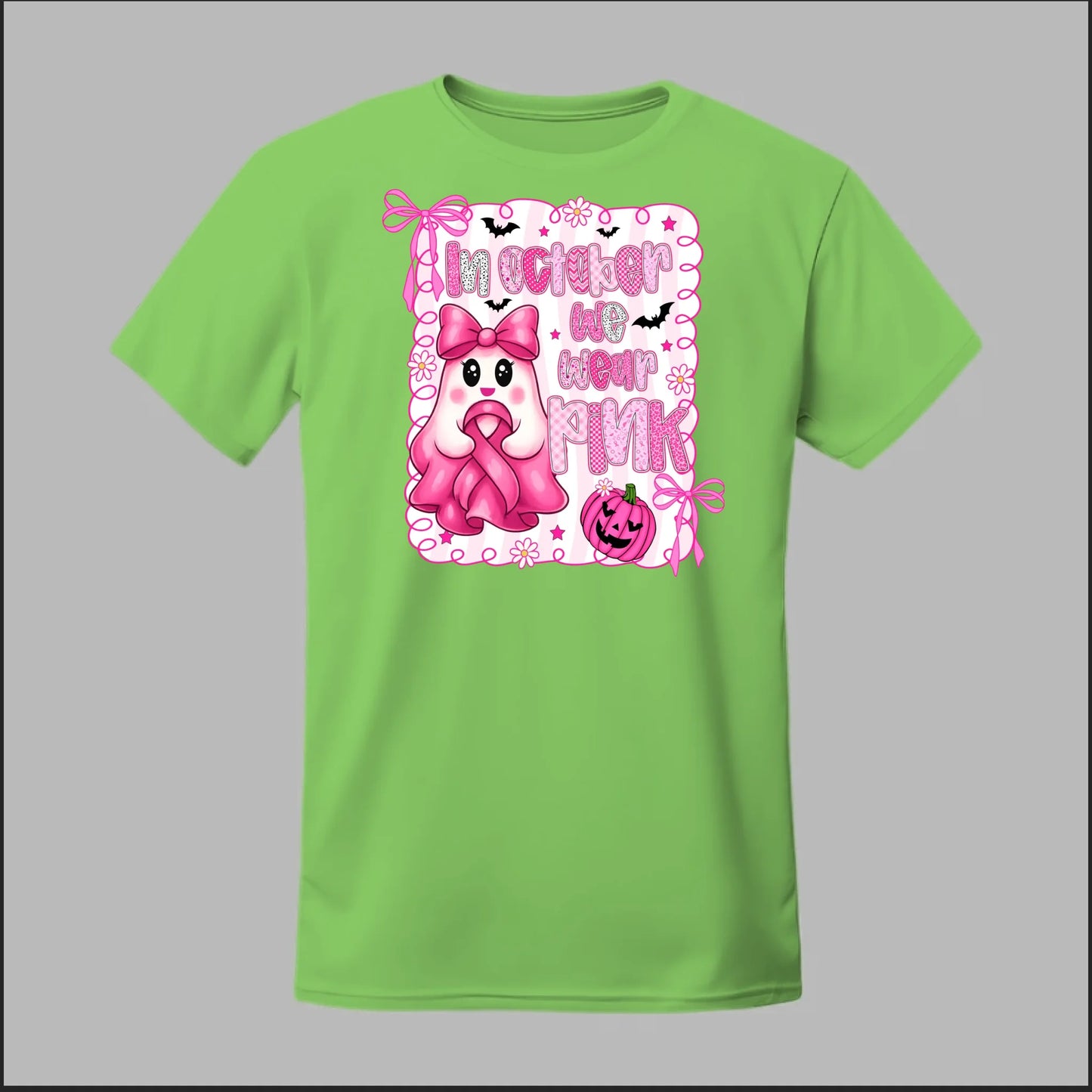 Ghostly Pink October Tee