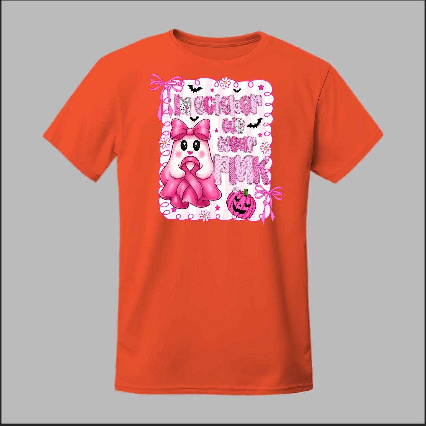 Ghostly Pink October Tee