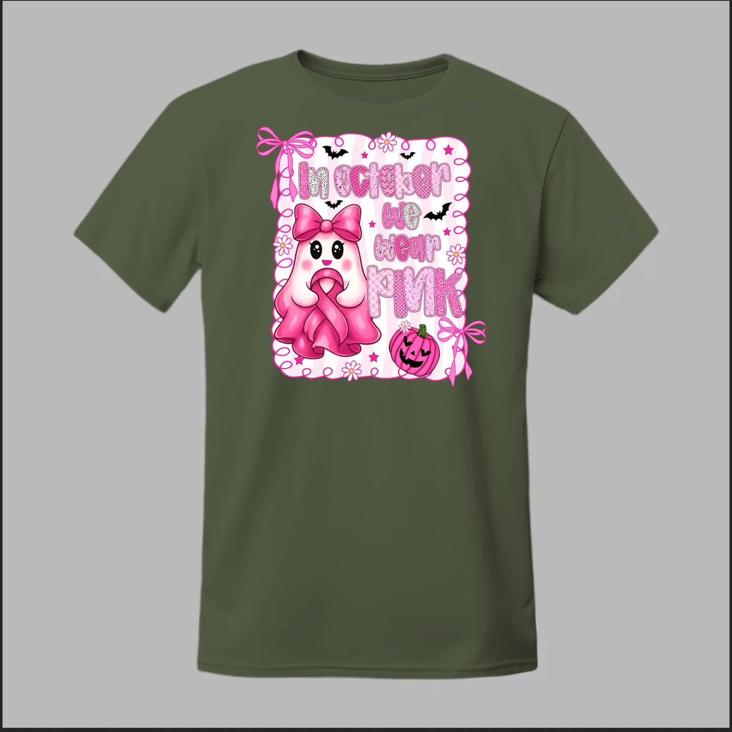 Ghostly Pink October Tee