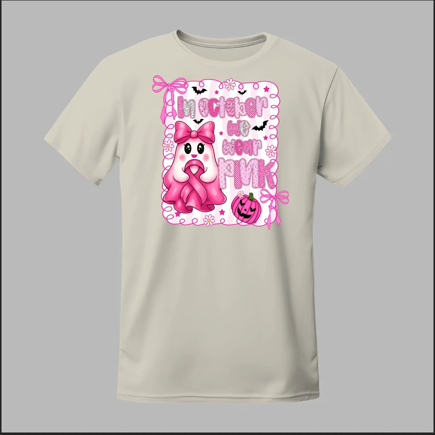 Ghostly Pink October Tee