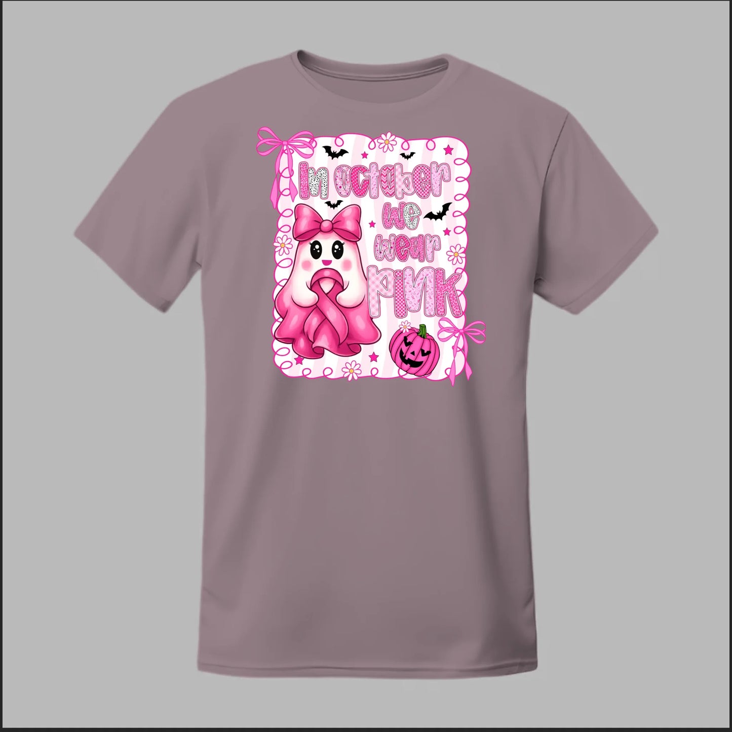 Ghostly Pink October Tee