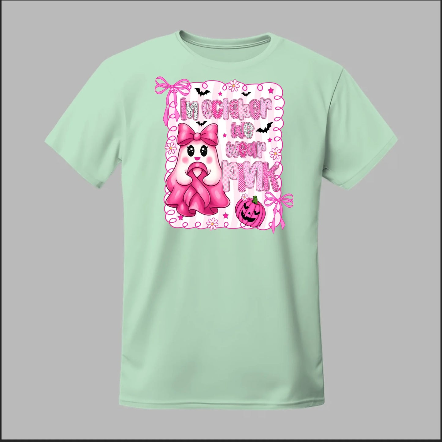 Ghostly Pink October Tee