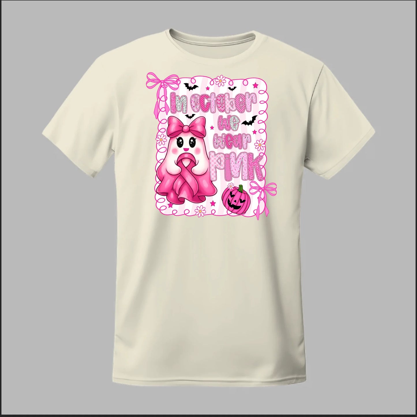 Ghostly Pink October Tee