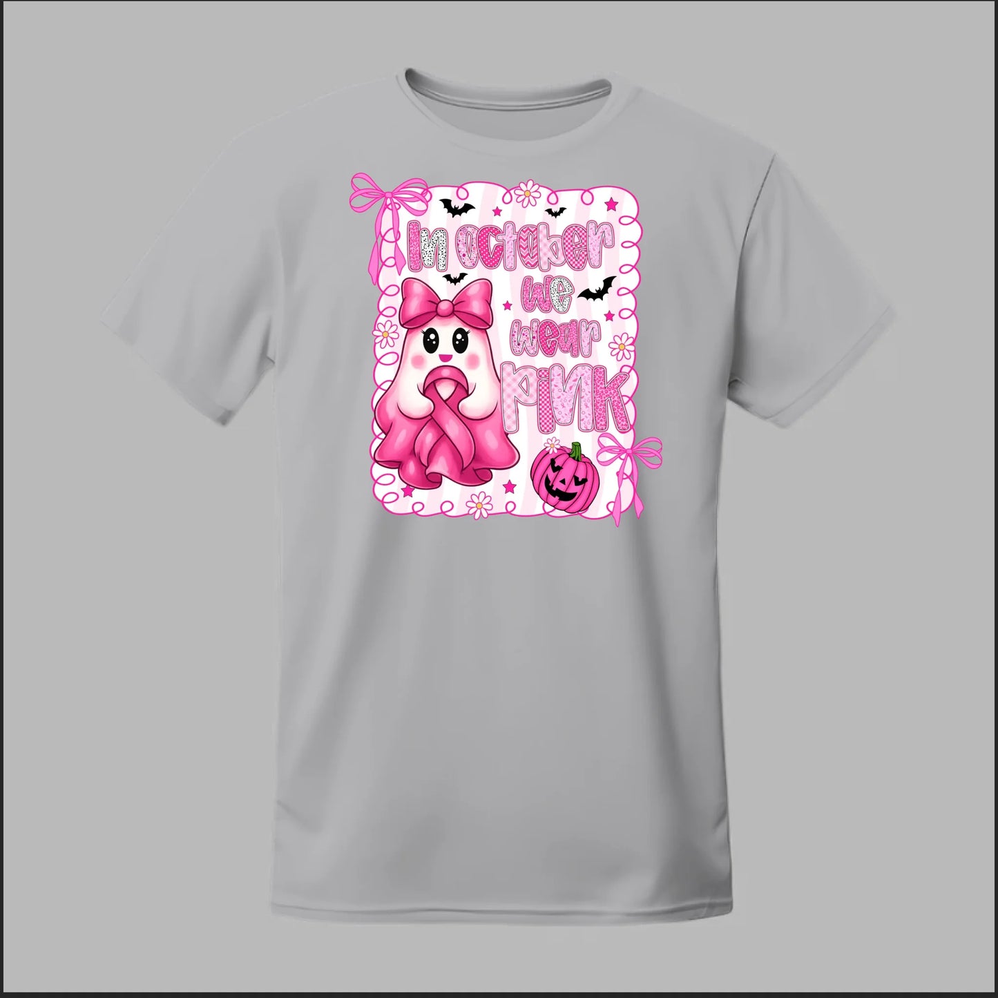 Ghostly Pink October Tee