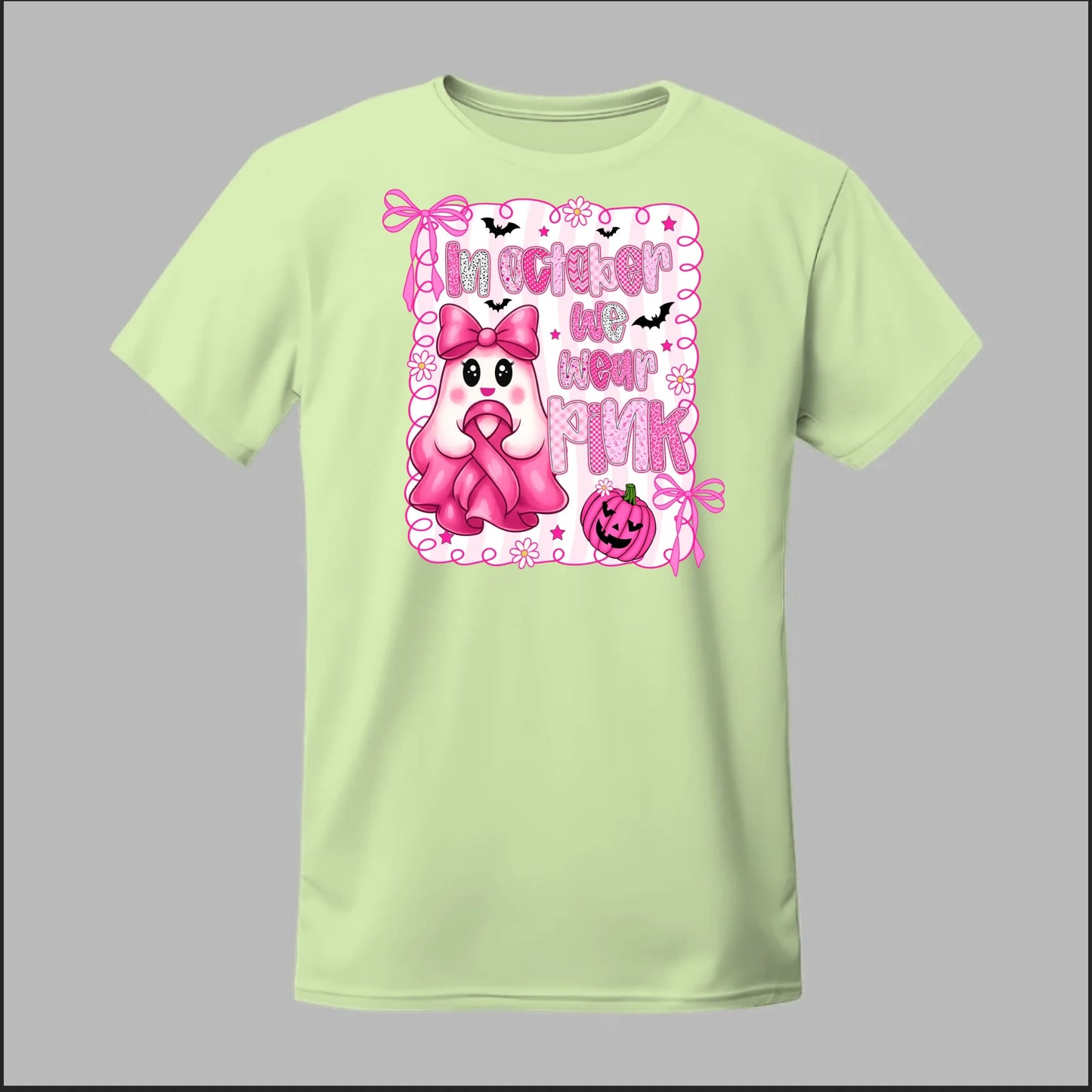 Ghostly Pink October Tee