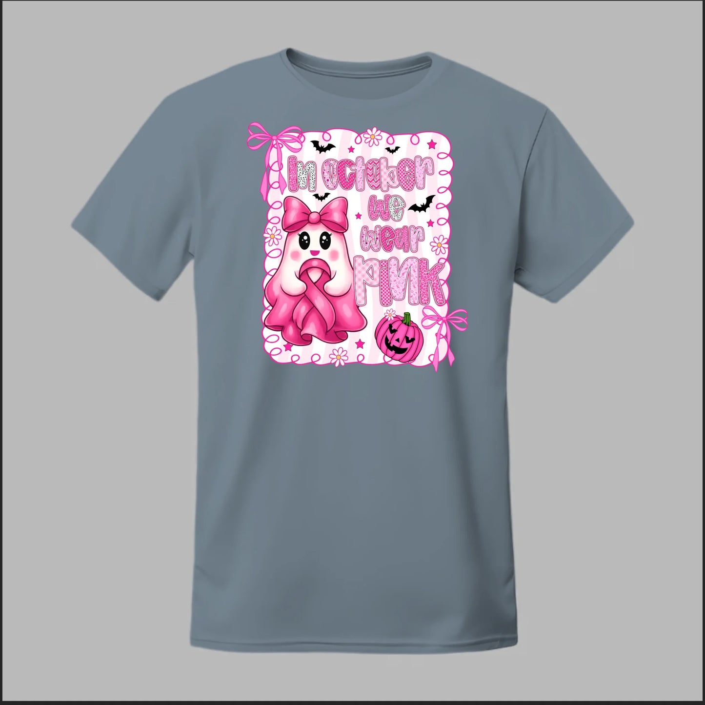 Ghostly Pink October Tee