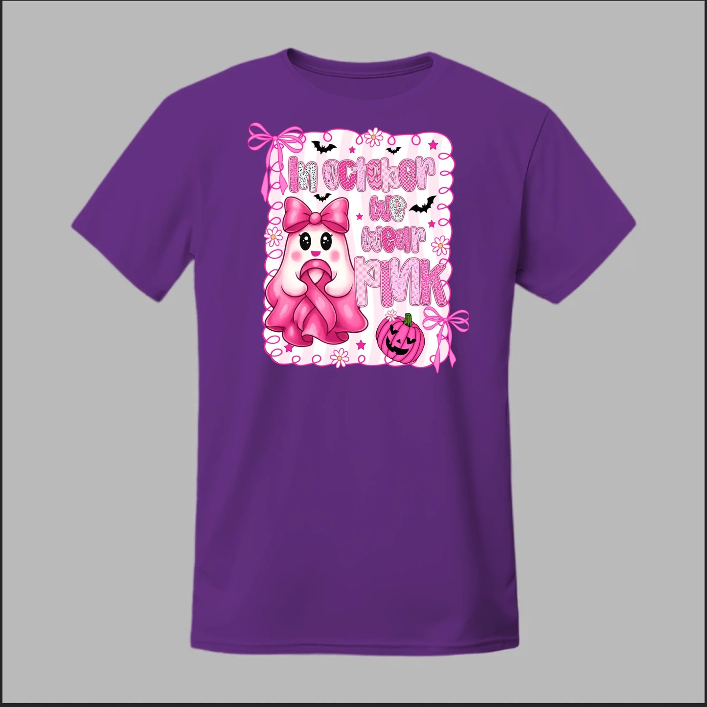 Ghostly Pink October Tee