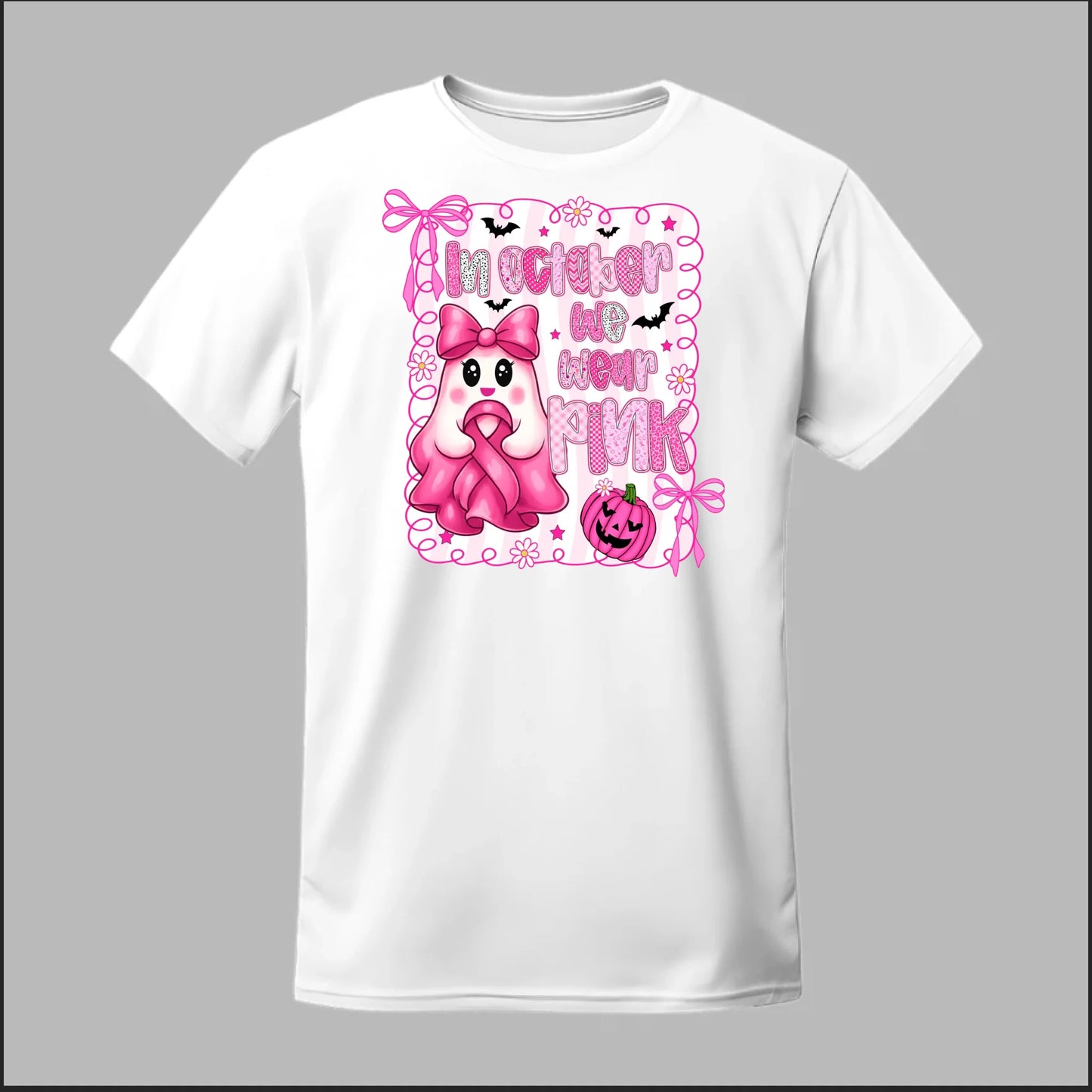 Ghostly Pink October Tee