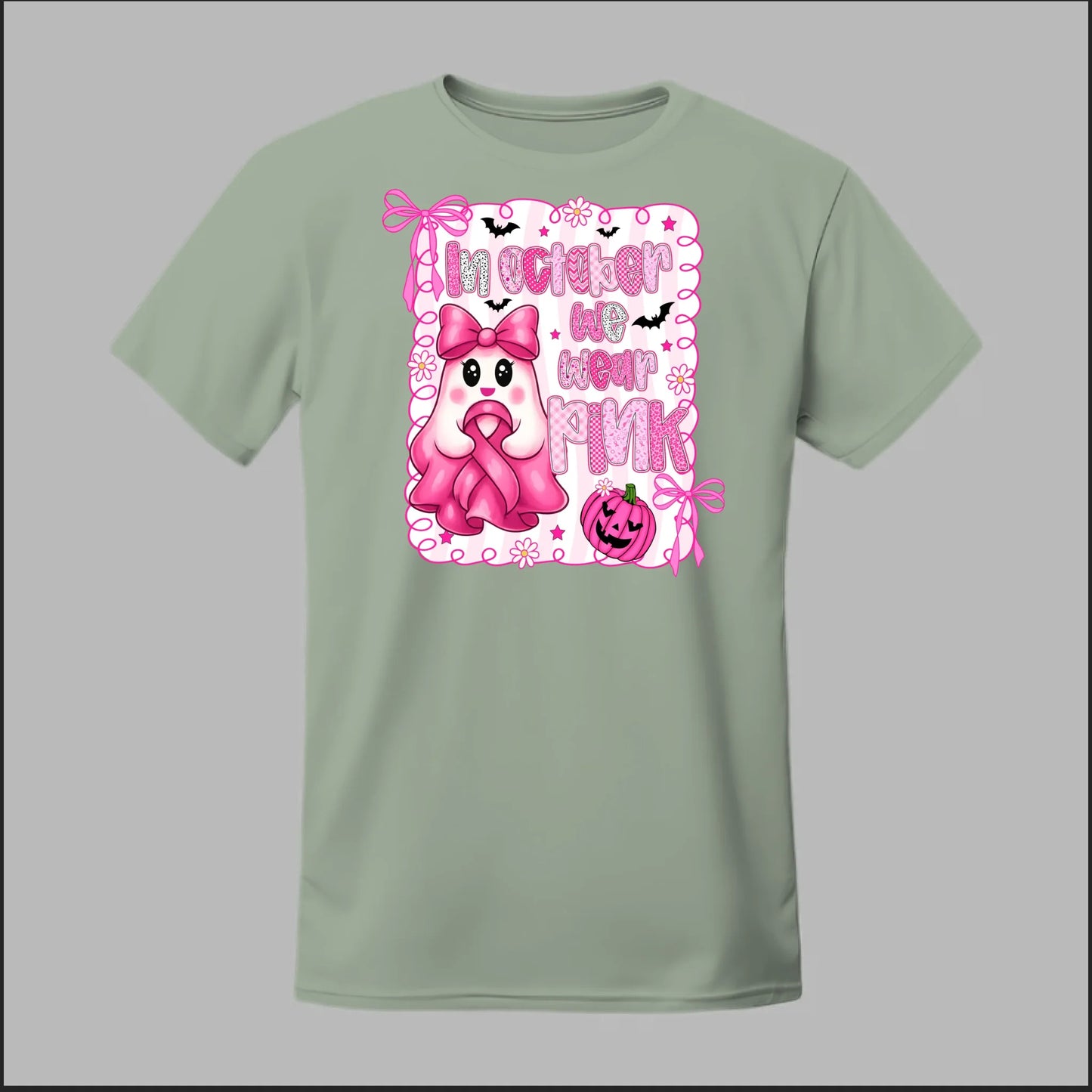 Ghostly Pink October Tee