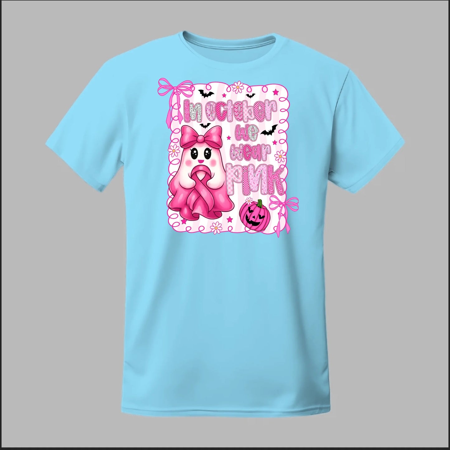 Ghostly Pink October Tee