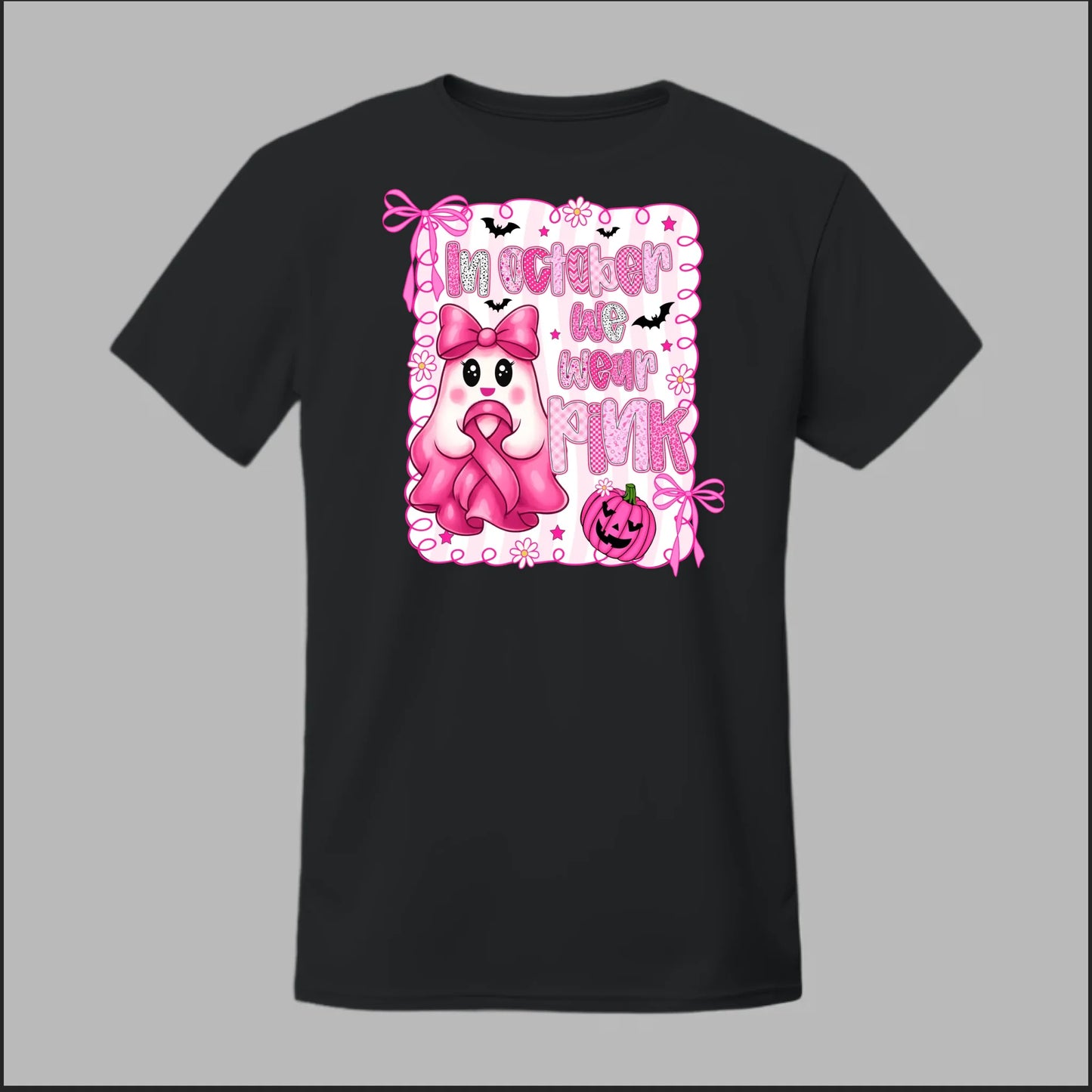 Ghostly Pink October Tee