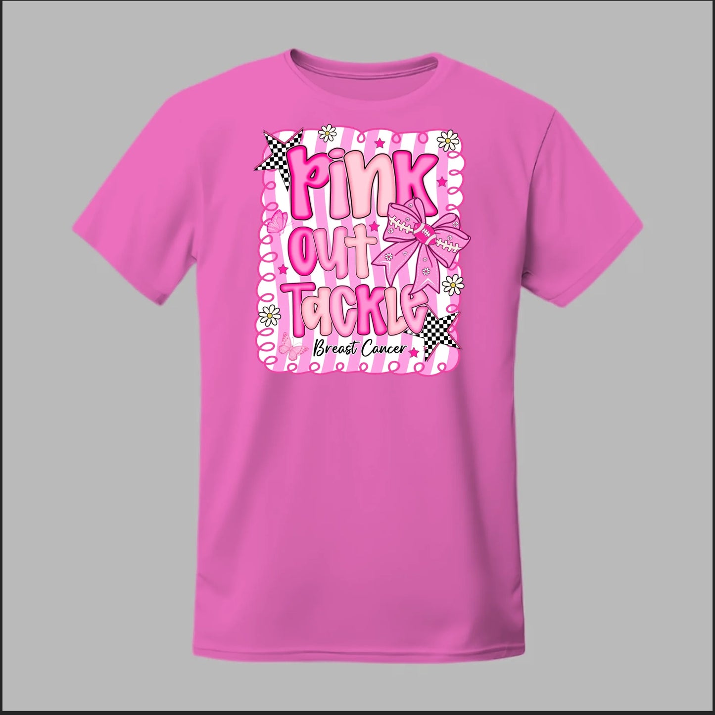 Pink Out Tackle Breast Cancer Tee