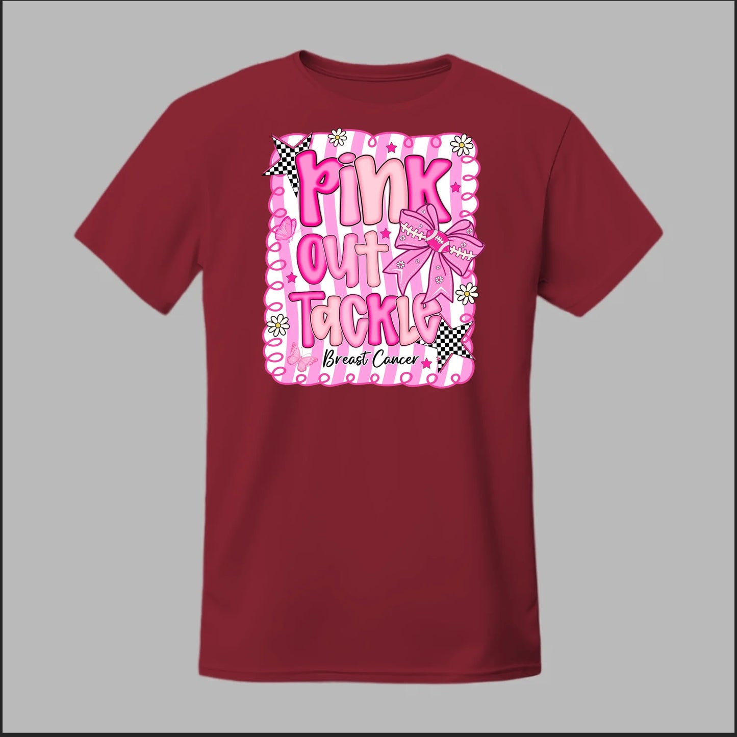 Pink Out Tackle Breast Cancer Tee